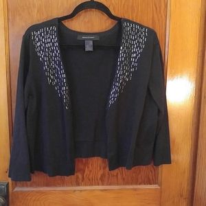 Black sweater cover-up